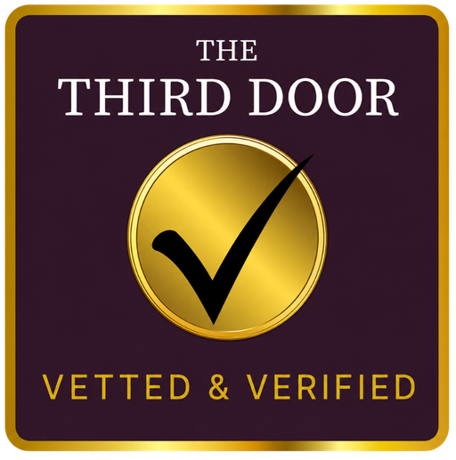 The Third Door seal: vetted and verified.
